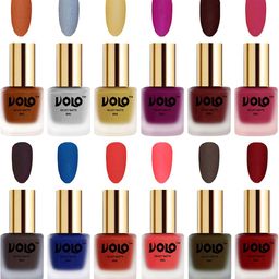 VOLO Set Of 12 Velvet Matte Nail Polish-8 ml Each-image-105