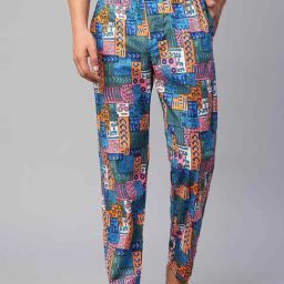 Urban Scottish Multicolored Regular Fit Printed Lounge Pants-image-84