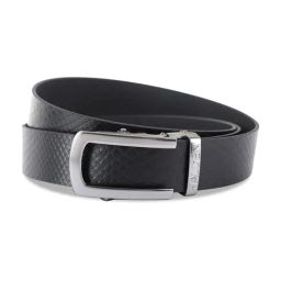 Halden Black Animal Effect Casual Belt With Classic Silver Glossy Buckle-picture-10