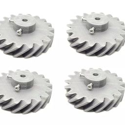 Invento ISC 1907-1B 18 Teeth 69x15mm Helical Right Hand Spur Gear for DIY Projects-15