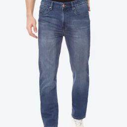 NUMERO UNO Blue Slim Fit Lightly Washed Jeans-picture-33