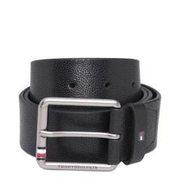 Tommy Hilfiger Men's Black Nassau Casual Belt-picture-12