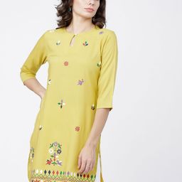 Vishudh Women Floral Printed Festive Straight Kurta-picture-13