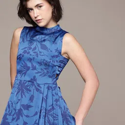 French Connection Tropical Printed Sleeveless A-Line Dress-picture-17