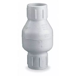 Dayton 12.7 mm (1/2 Inch) 12.7 mm PVC Spring Check Valve, 4RG70-18