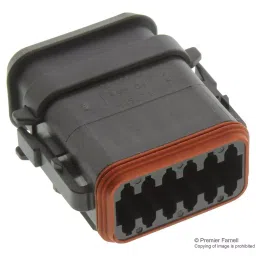 DEUTSCH - TE CONNECTIVITY PLUG, BOOT, THIN WALL, 12WAY, SKT, DT0612SA-CE12-image-60