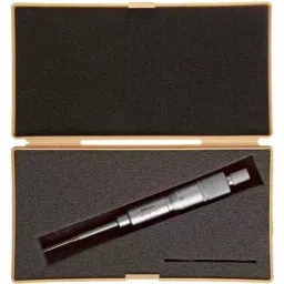 Mitutoyo 0-25mm Ratchet Stop Rotating Spindle Groove Micrometer 146-121-27