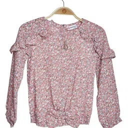 Peppermint Floral Printed Puff Sleeves Top-picture-34