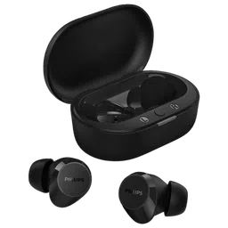 PHILIPS TAT1209BK/00 TWS Earbuds with Environmental Noise Cancellation (IPX4 Splash & Sweat Resistant, Dynamic Drivers, Black)-20