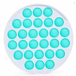 FunBlast Round Shape Pop Bubble Stress Relieving Silicone Pop It Fidget Toy (Colour May Vary)-4