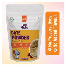 Little Grabs Premium Arabian Dry Dates Powder Kharik Karek Powder Pack of 1 200 g-image-70