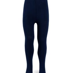 Cute Walk By Babyhug Antibacterial Footed Solid Color Tights - Navy Blue-picture-19