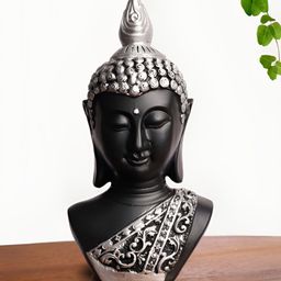 INTERNATIONAL GIFT Silver-Toned Buddha Idol Showpiece-image-51