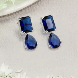 PRIVIU Teardrop Shaped Drop Earrings-20