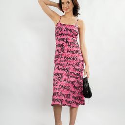 Stylecast X Hersheinbox Tropical Print A-Line Midi Dress-picture-49