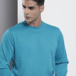 The Indian Garage Co Men Blue Round Neck Sweatshirt-image-56