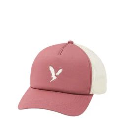 American Eagle Red Color Block Graphic Trucker Baseball Cap-picture-48