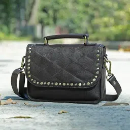 Celtic Brown Quilted Leather Cross Body Bag-picture-6