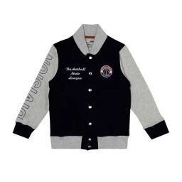 Bodycare Kids Navy & Grey Printed Full Sleeves Jacket-image-46