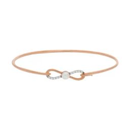 Malabar Gold & Diamonds 18k (750) BIS hallmark Rose Gold Bangle for Women, Oval Bangle-image-46