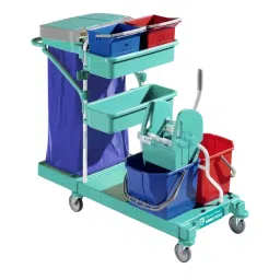 Roots Trolley 150 L Green Rectangular without Bags & Lid, TTOB003150-image-1