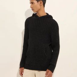 ETA by Westside Black Ribbed-Textured Relaxed-Fit Sweatshirt-picture-27