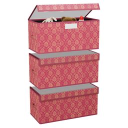 Aura Maroon 3 Pieces Drawer Organiser-27