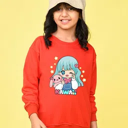 NUSYL Girls Printed Sweatshirt-picture-35