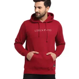 Club York Maroon Printed Regular Fit Hoodie-picture-12
