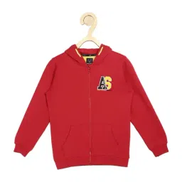 Allen Solly Junior Red Cotton Hoodie-image-62