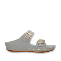 Iconics Women's Grey Casual Wedges-image-47