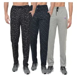 Vimal Jonney Multicolor Regular Fit Trackpants - Pack of 3-image-78