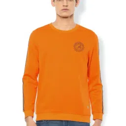 Van Heusen Orange Slim Fit Sweatshirts-13