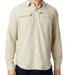 Columbia Men Off-White Silver Ridge 2.0 Long Sleeve Shirt-12