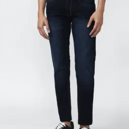 Peter England Jeans Navy Skinny Fit Jeans-picture-41