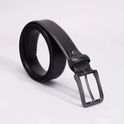Peter England Black Leather Formal Belt-picture-27