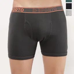 Sporto by Macho Men Pack Of 4 Short Trunks-picture-0