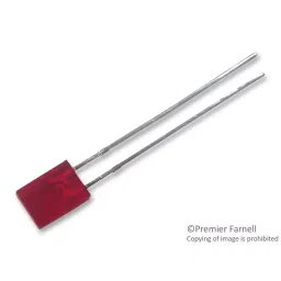 LUMEX LED, RED, 5MM X 2MM, 10MCD, 635NM, SSL-LX2573ID. (Pack of 5)-37