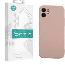 Sprig TPU Matte Back Cover for Apple iPhone 12 (Purple)-image-56
