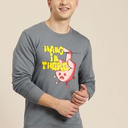 HERE&NOW Men Printed Terry Sweatshirt-image-88