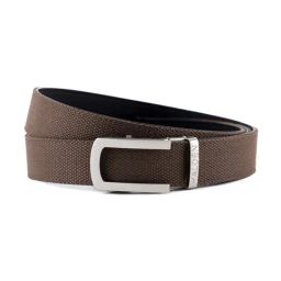 Halden Brown Woven Casual Belt With Classic Pearl Buckle-image-57