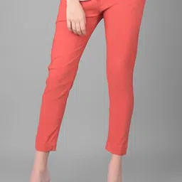 Comfort Lady Slim Fit High-Rise Trousers-image-75