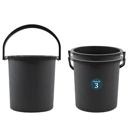 Aura Grey 3 Pieces Textured Bath Bucket 25L-31