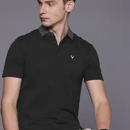Allen Solly Polo Collar Pure Cotton T-shirt-picture-10