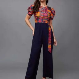 Miss Chase Multicolored Printed Jump Suit-image-52