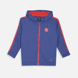 Allen Solly Boys Navy Graphic Full Sleeves Jacket-image-57