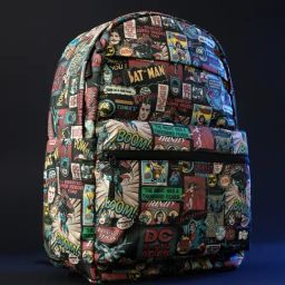 The Souled Store DC Vintage Multicolor Printed Polyester Large Backpack - 22 Ltrs-image-42