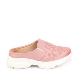 Fausto Women's Pink Mule Shoes-image-84