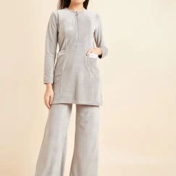 Sweet Dreams Grey Regular Fit Night Suits-picture-28