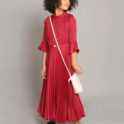 The Magic Wand Kids Red Embellished Gown-image-11